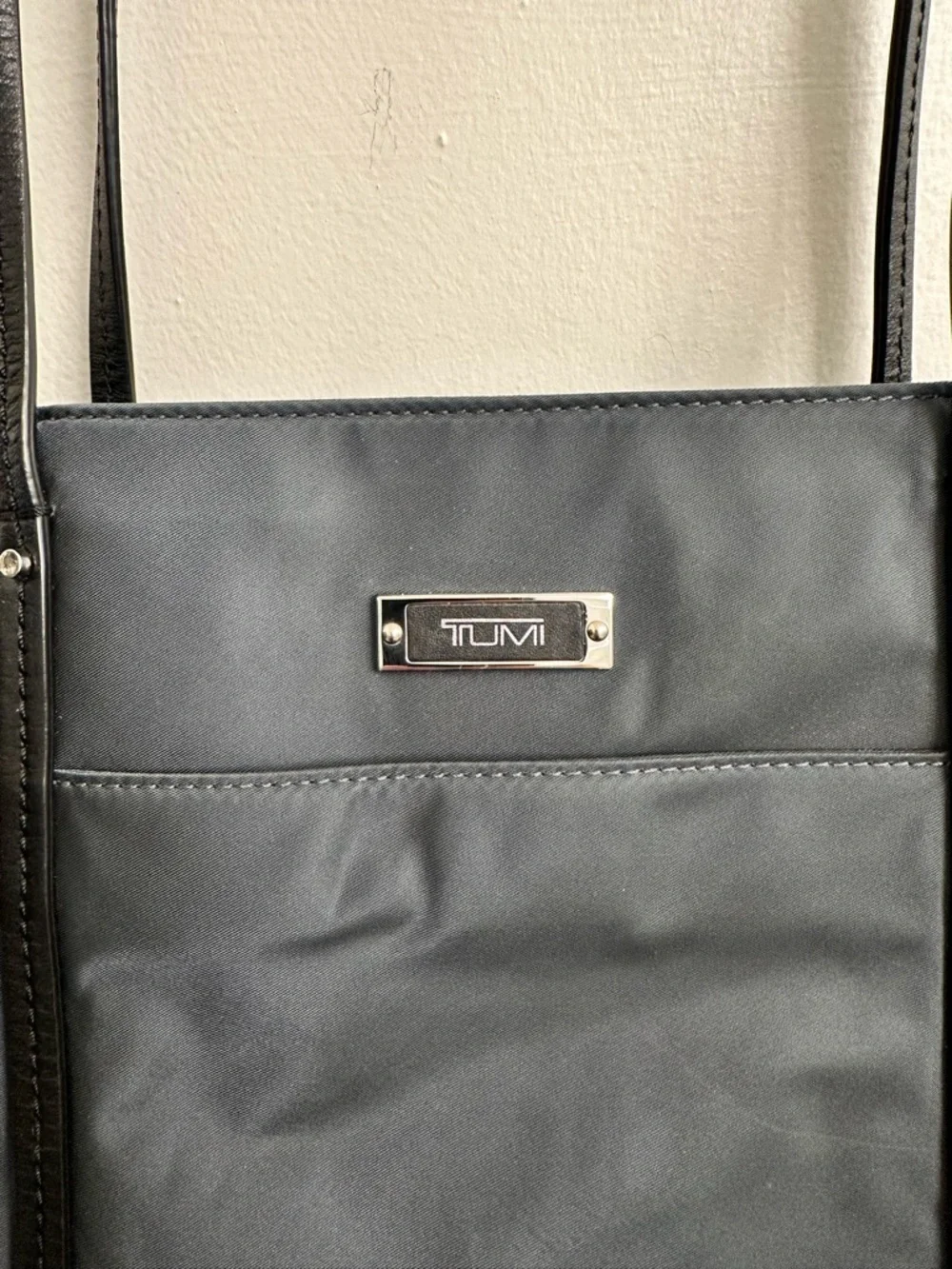 Tumi Voyager Zip Tope Gray and Black Nylon Tote - Picture 2 of 8